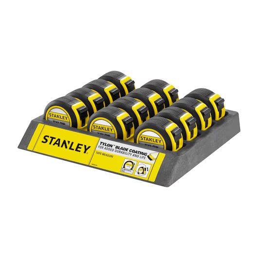 1-30-656 Stanley 0-30-656 8 m Tape Measure, Imperial, Metric, RSCAL