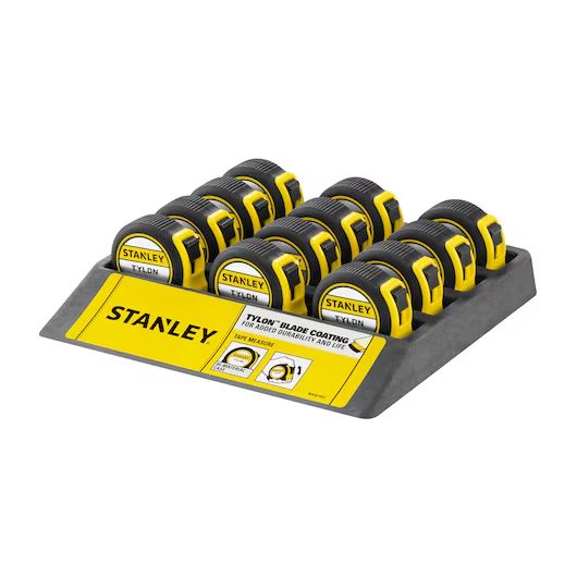 1-30-686 Stanley Tylon 3 m Tape Measure, Imperial, Metric, RSCAL