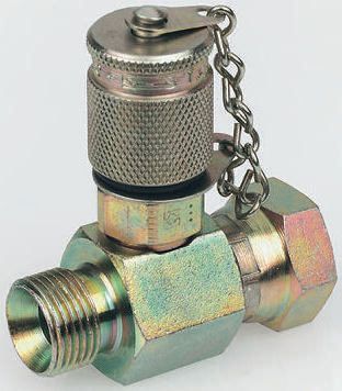 Stauff Steel Hydraulic Test Point, 1/4" M/F + SMK 20 R 1/8 VC ASS Female/Male, G