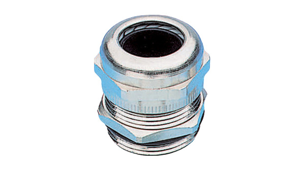 Hummel HSK-M Series Nickel Nickel Plated Brass Cable Gland, PG16 Thread, 10 mm min., 14 mm max., IP69K, IP68