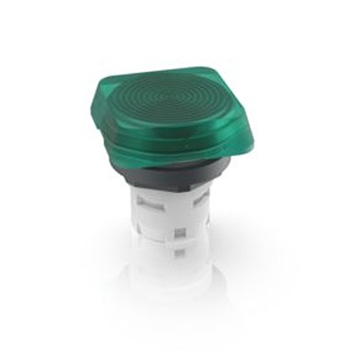 RAFI Green LED Push Button for Use with Push Buttons