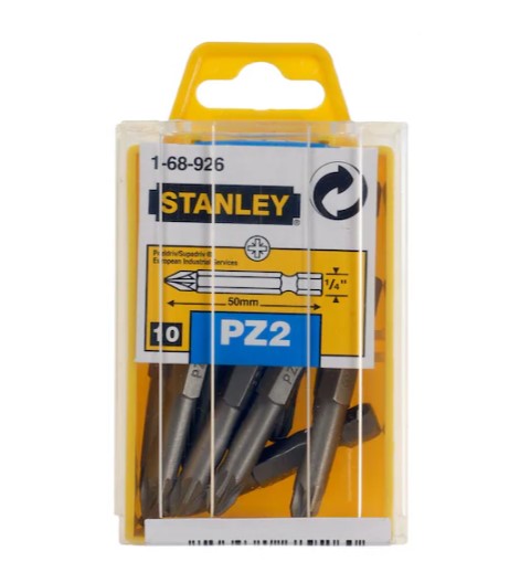 Stanley Bit, Hex Bit 10 Pieces