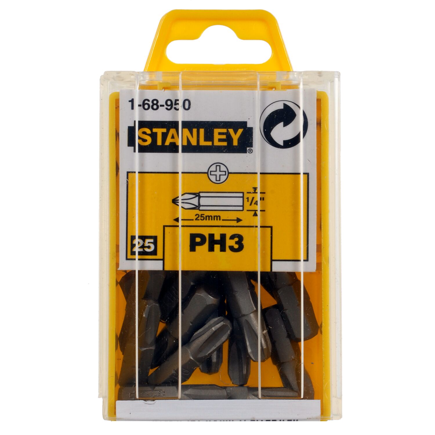 Stanley Bit, Hex Bit 25 Pieces