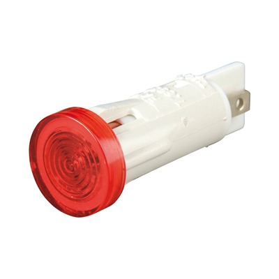 RAFI Red Push Button Lamp for Use with Push Button