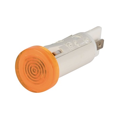 RAFI Yellow Push Button Lamp for Use with Push Button