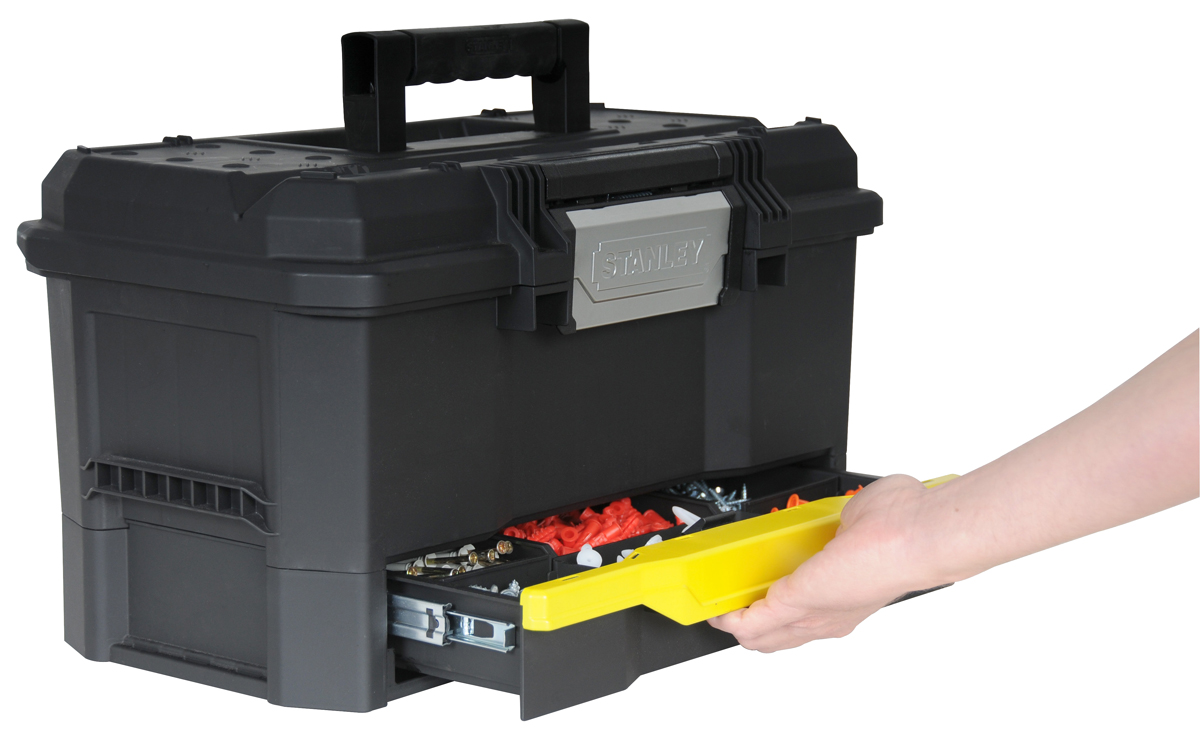 1-70-316 Stanley 1 Drawer Tool Box 481 mm 481 mm 28cm