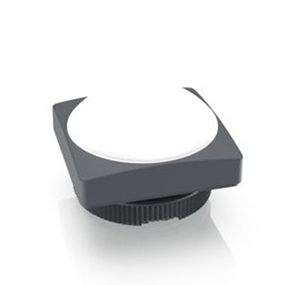 RAFI Indicator Lens Square Style, White, 22.3 mm Long