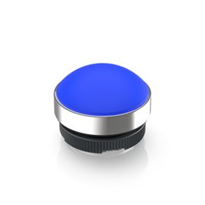 RAFI Indicator Lens Round Style, Blue, 22.3 mm diameter, 31.3 mm Long