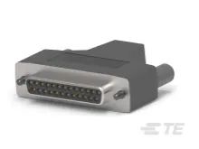 ERNI KSG 200 Series Polycarbonate Angled D-Sub Backshell, 25 Way Strain Relief