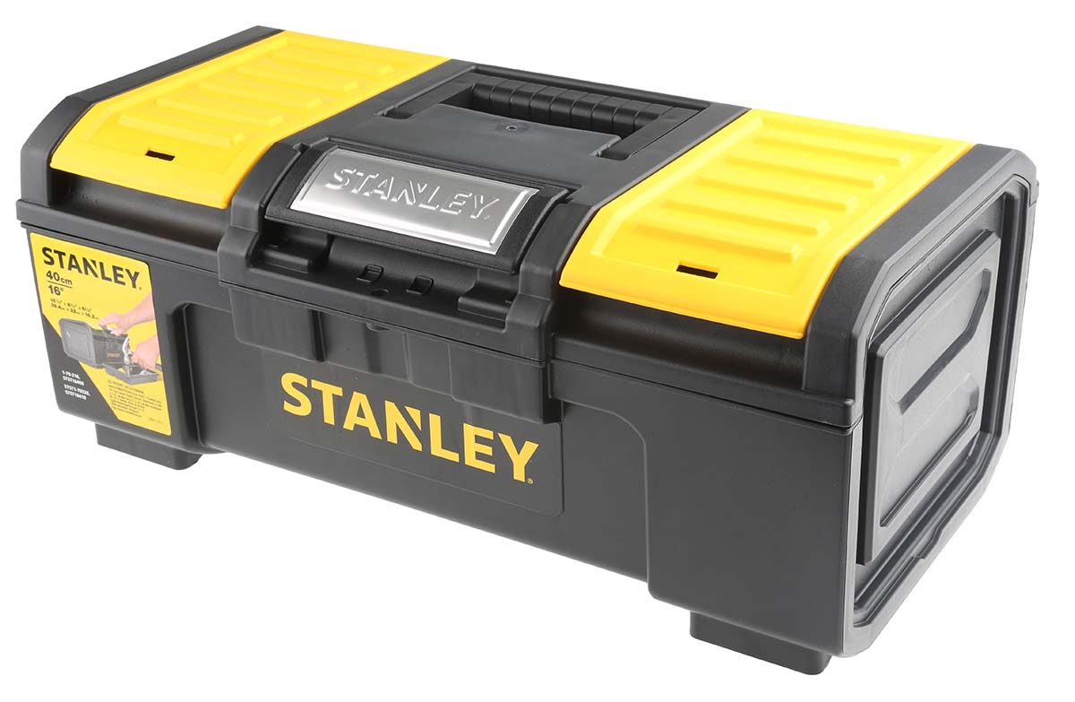 1-79-216 Stanley 2 Drawer Plastic Tool Box 394 mm 394 mm 220mm