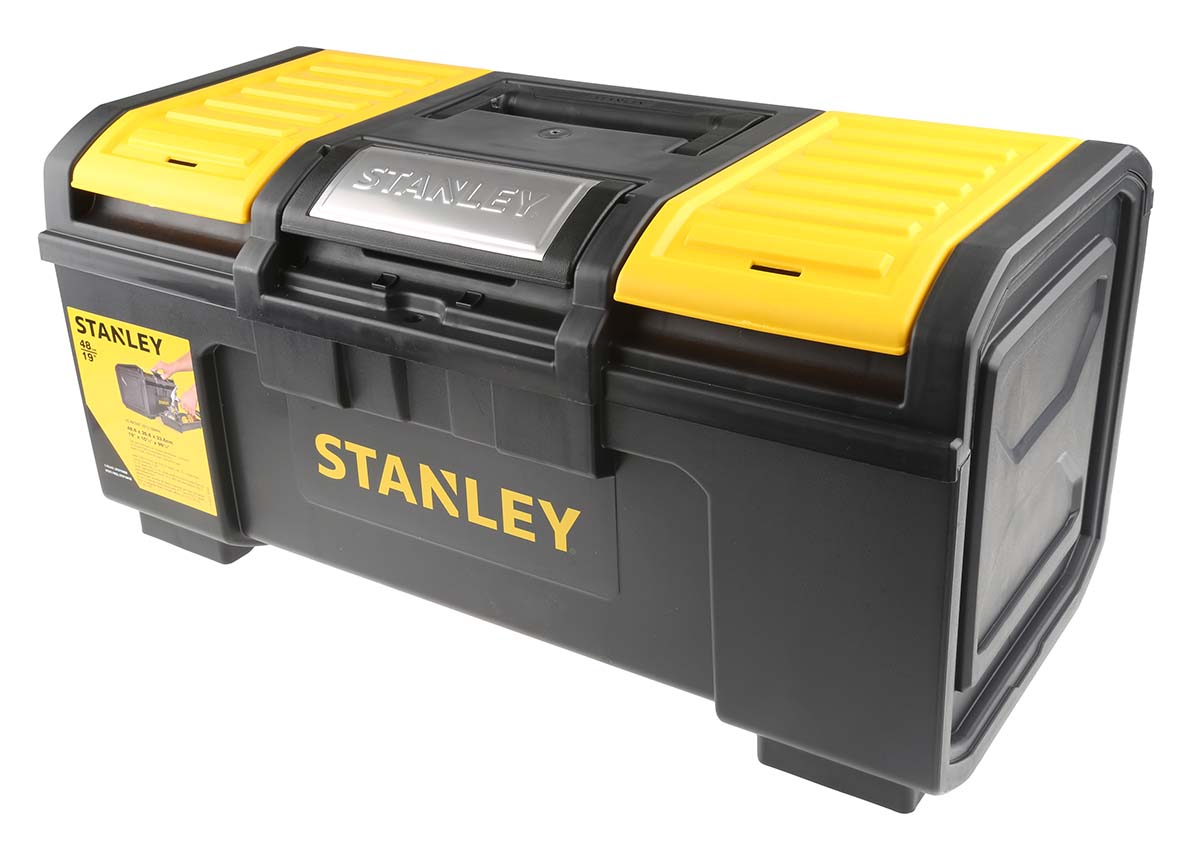 1-79-217 Stanley 2 Drawer Plastic Tool Box 486 mm 486 mm 266mm