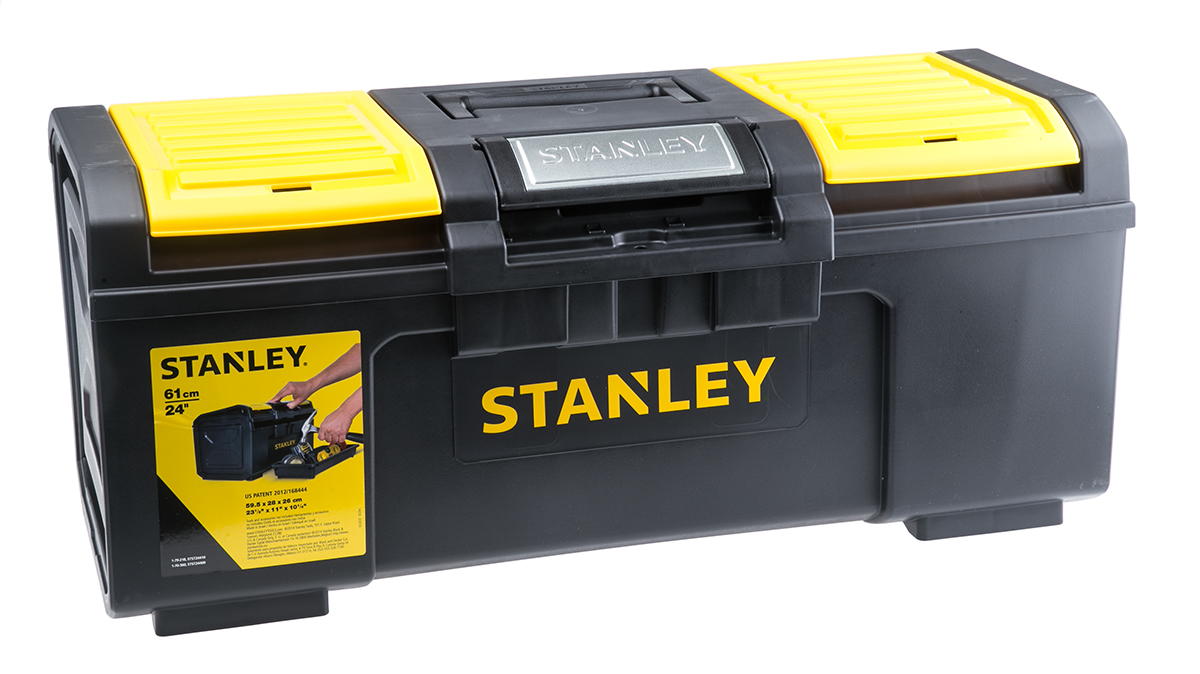 Stanley 2 Drawer Plastic Tool Box 600 mm 600 mm 255mm
