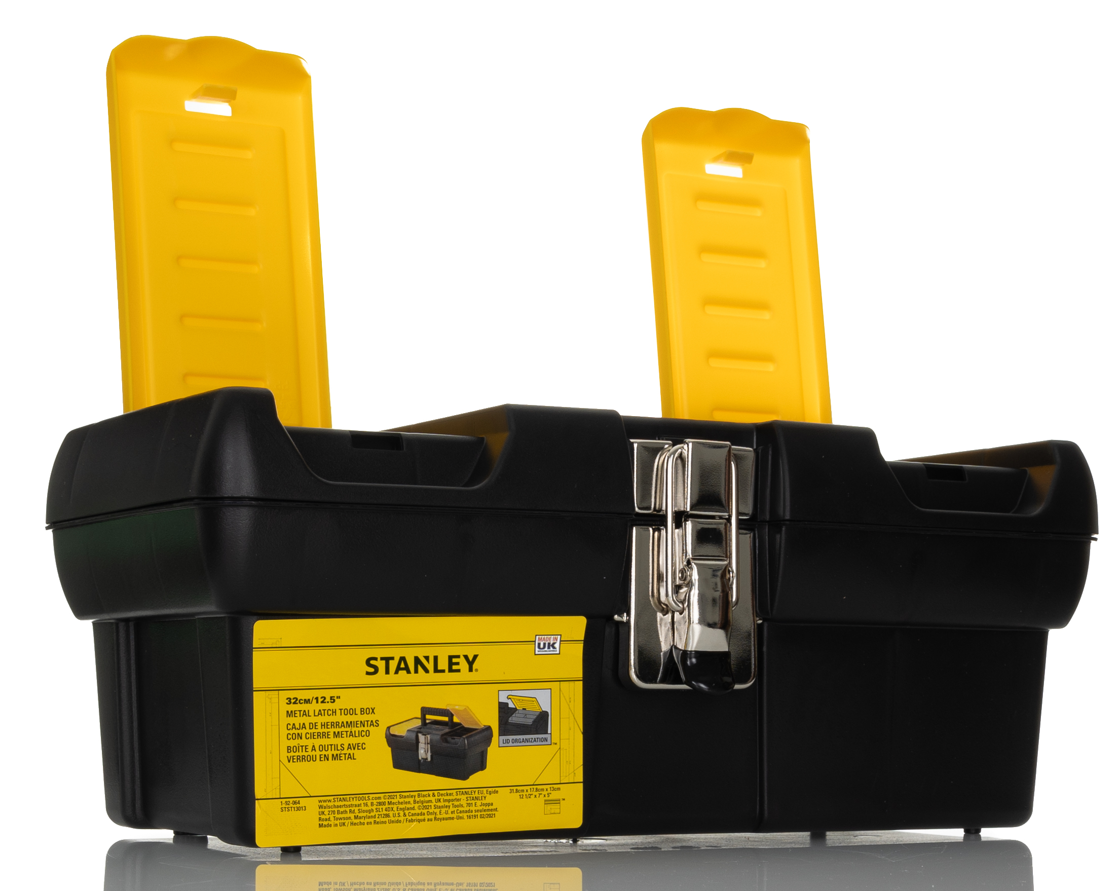 1-92-064 Stanley Plastic Tool Box 130 mm 318 mm 178mm
