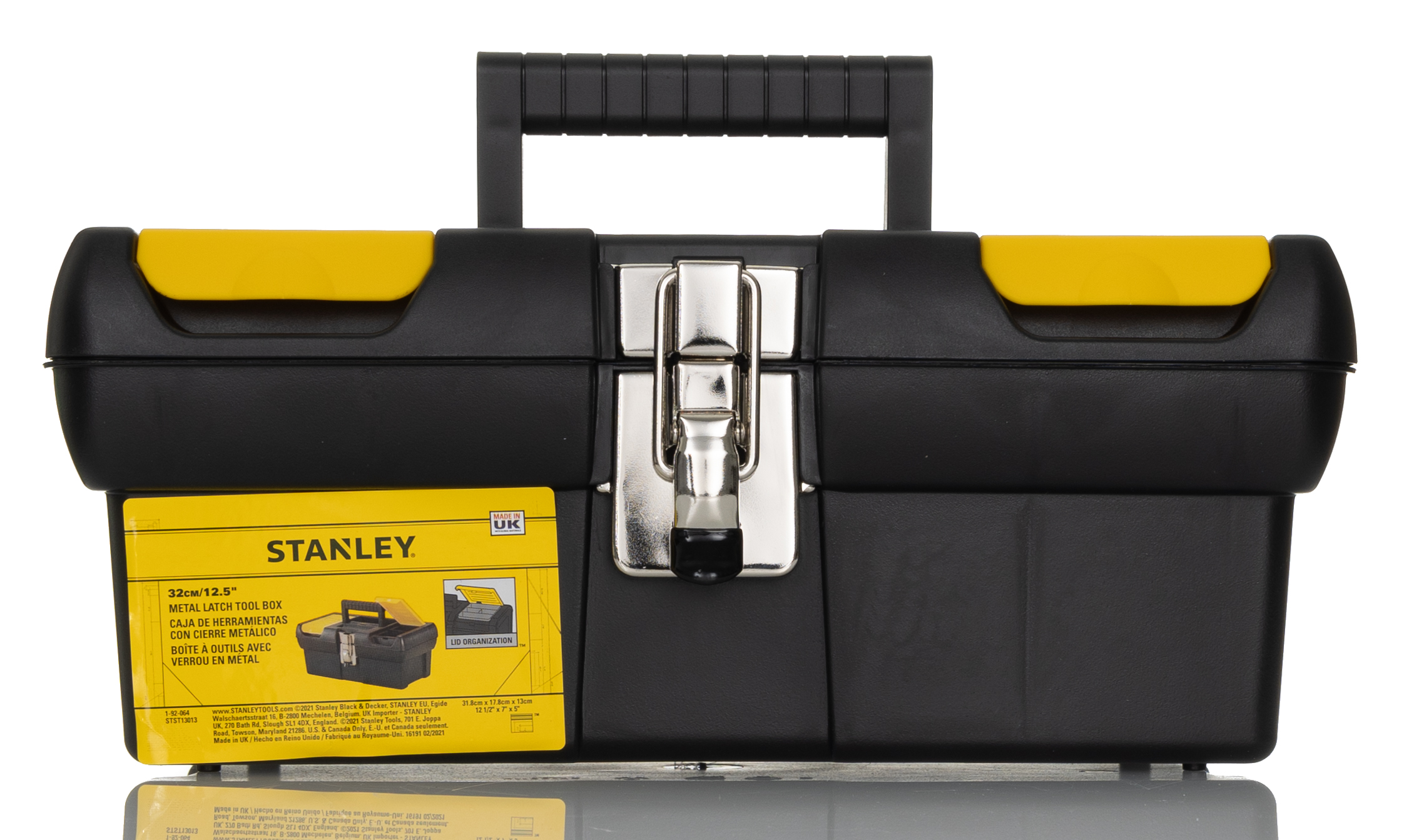 1-92-064 Stanley Plastic Tool Box 130 mm 318 mm 178mm