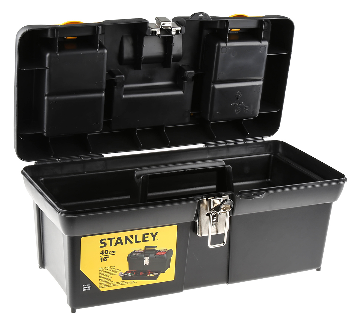 1-92-065 Stanley Plastic Tool Box 185 mm 403 mm 199mm