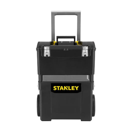 1-93-968 Stanley 3 Drawer Plastic Tool Box Wheeled 480 mm 480 mm 290mm