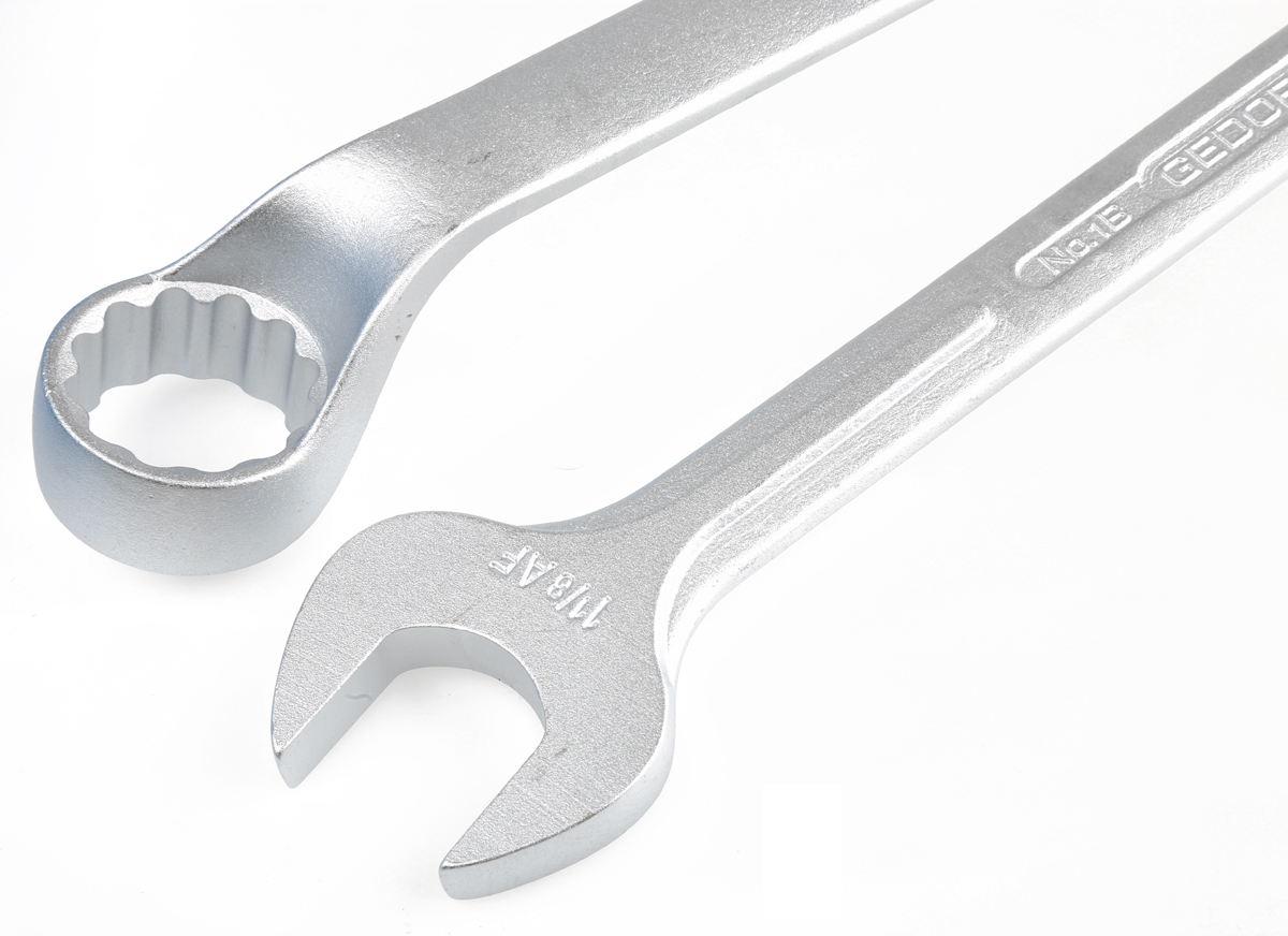 1-b-014-a Gedore 14-Piece Spanner Set, 5/16 to 1.1/4 in, Vanadium Steel