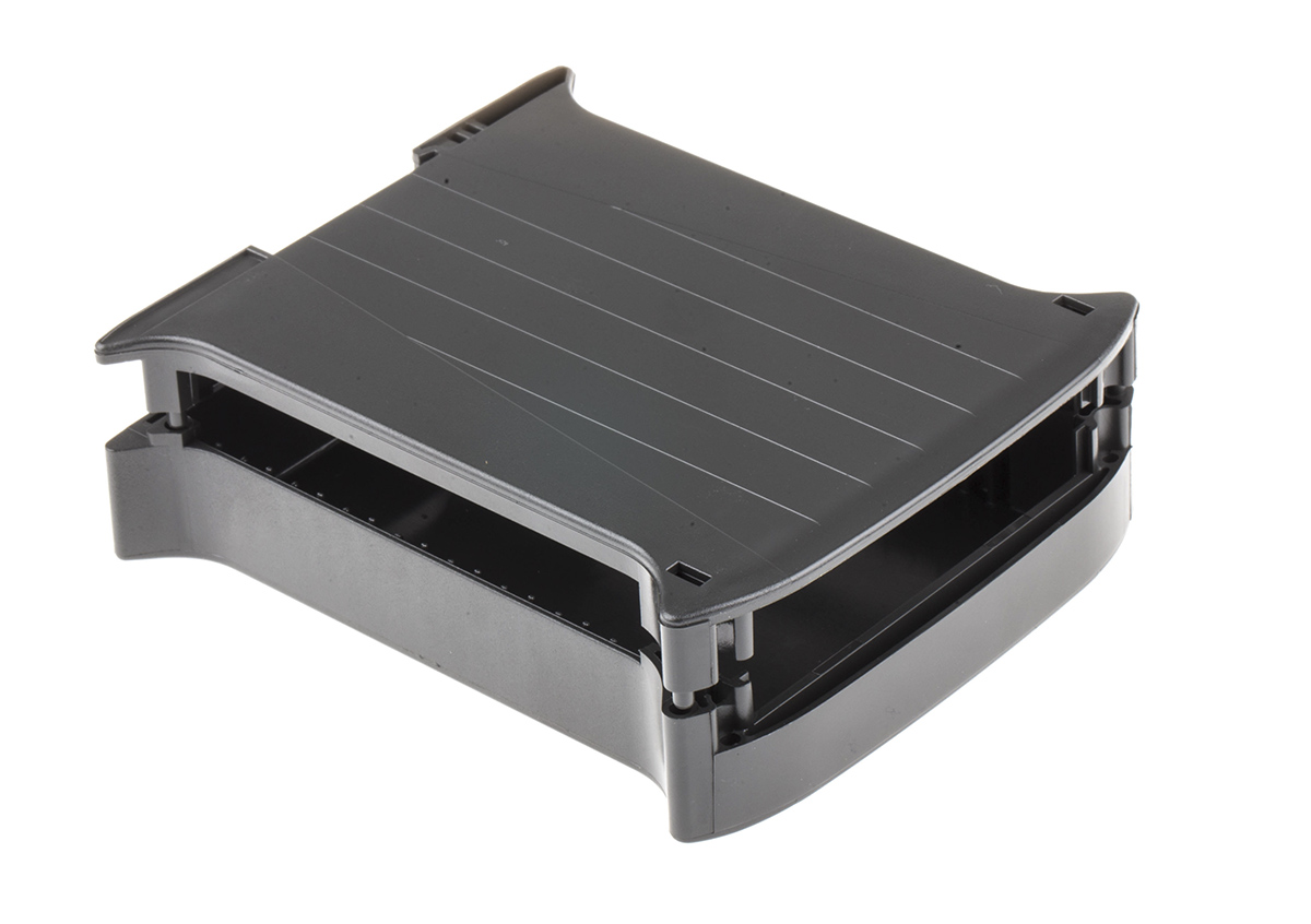 Italtronic DIN Rail Enclosure Type RAILBOX Series, Polycarbonate, ABS 120 mm 12 mm DIN Rail Enclosure 101mm