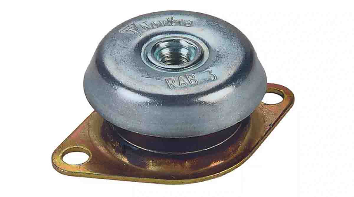 Trelleborg Novibra Round M12 Anti-Vibration Mount with 130 kg Compression Load