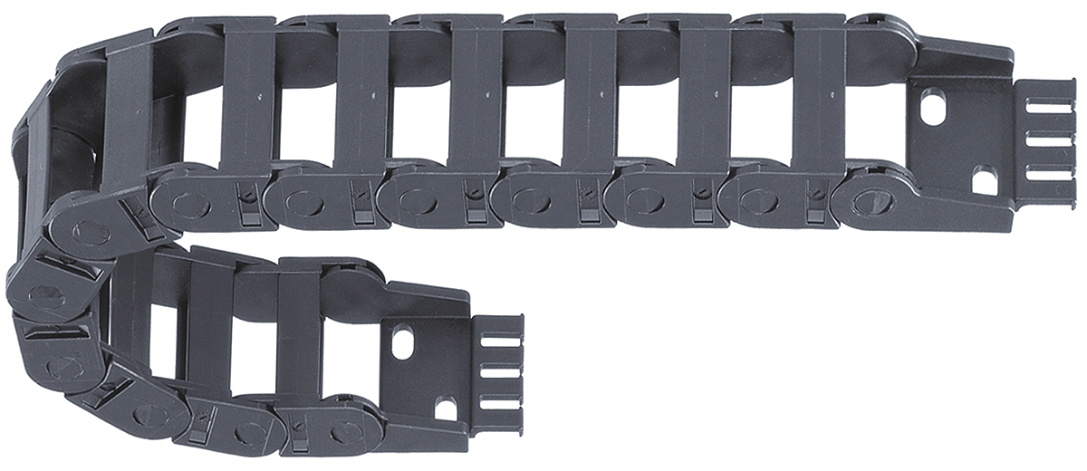 Igus e-chain Black, W26mm x D23 mm, L1 m, 48 mm Min. Bend Radius, Igumid G
