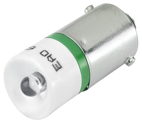 EAO Green LED Indicator Lamp, 12V ac/dc, 390mcd