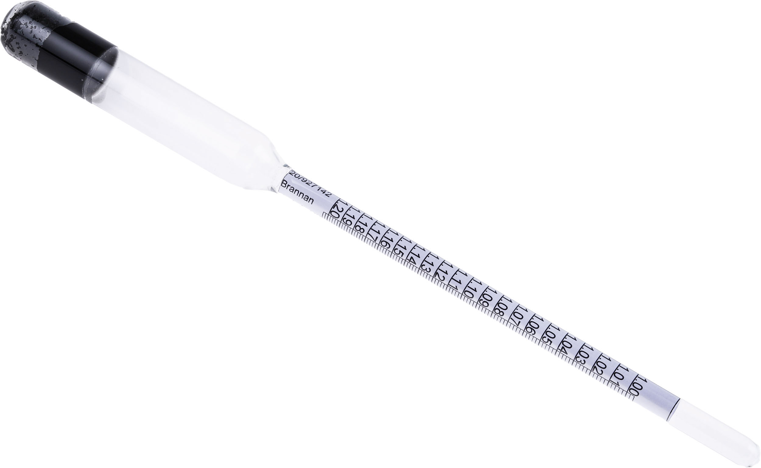 Brannan Hydrometer, 1 min 1.2 max, 15.6 °C