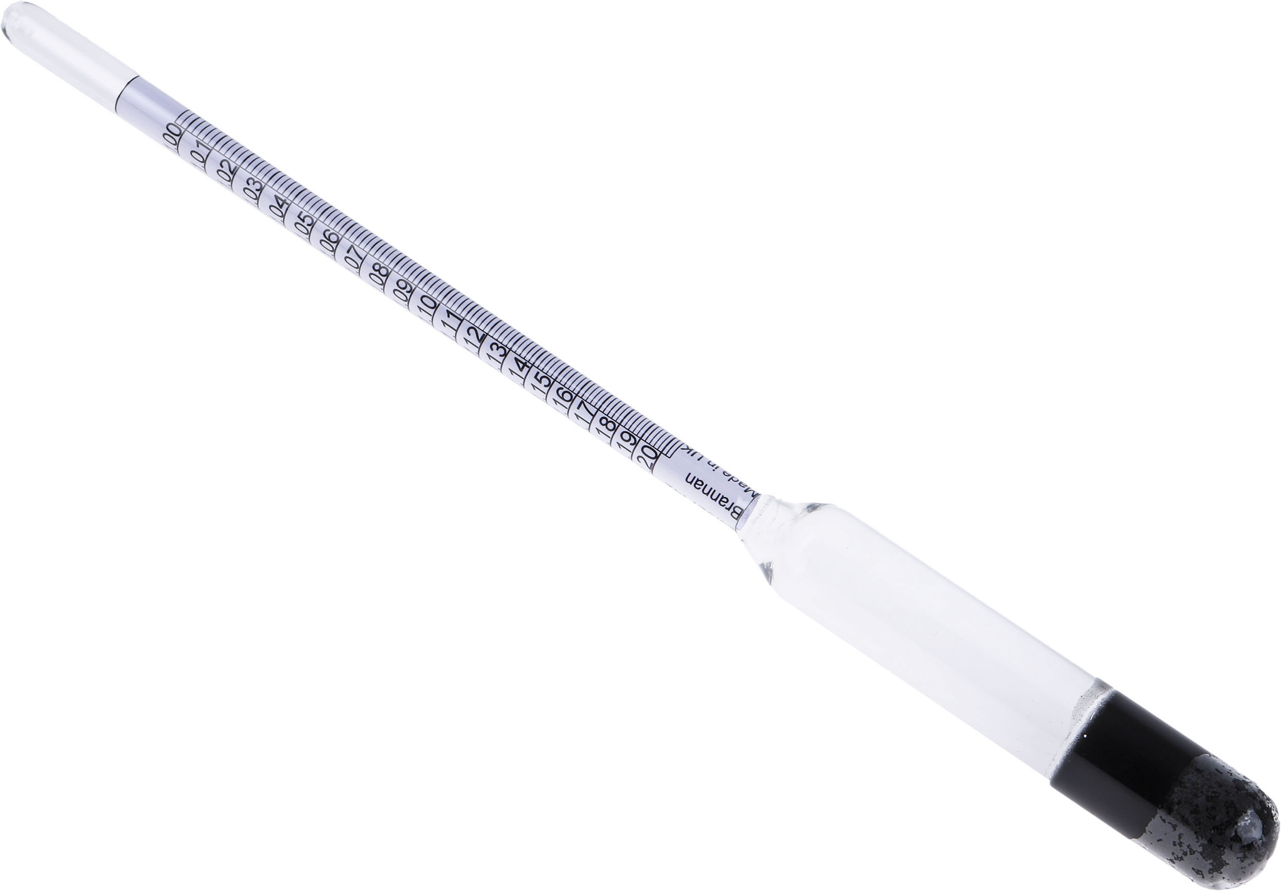105020 Brannan Hydrometer, 1 min 1.2 max, 15.6 °C
