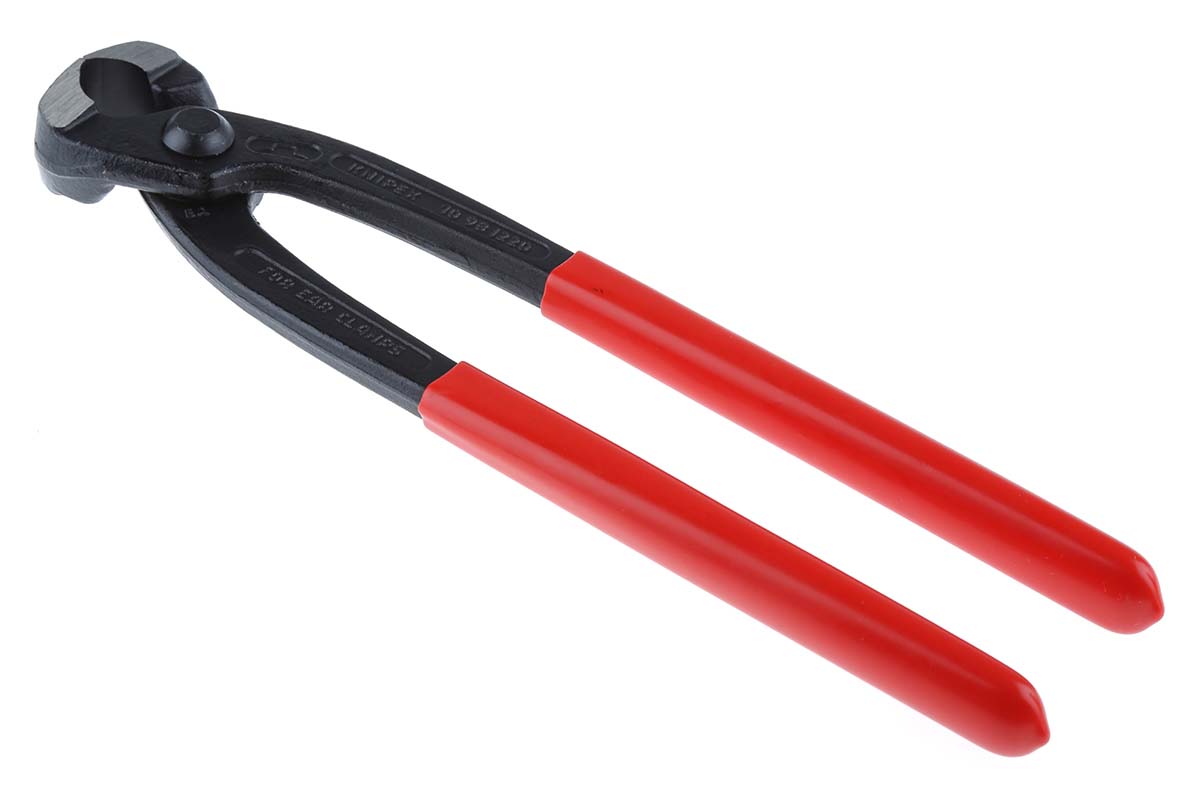 10-98-i220 Knipex 10 98 1-Piece Ear Clamp Pliers, 220 mm Overall