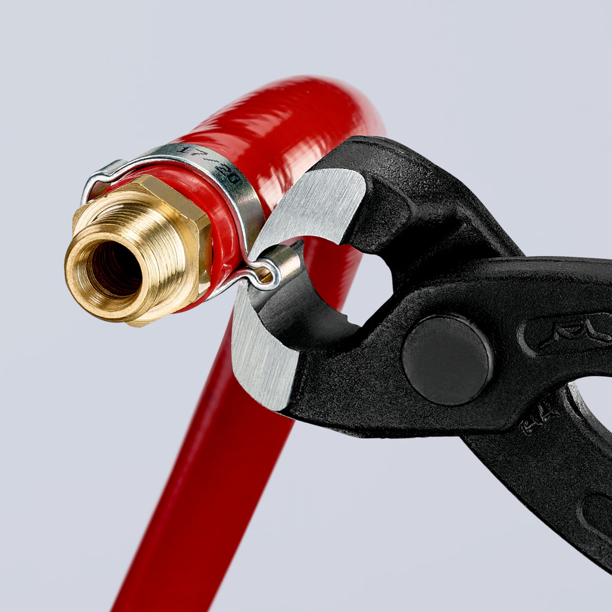 10-98-i220 Knipex 10 98 1-Piece Ear Clamp Pliers, 220 mm Overall