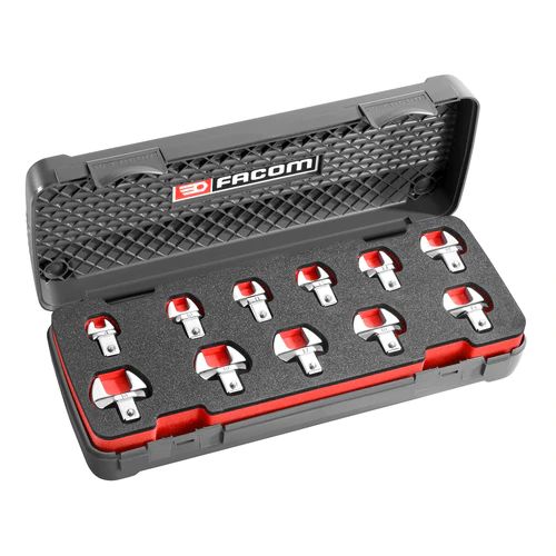 Facom 9-Piece Crow Foot Spanner Set, 8 to 19 mm