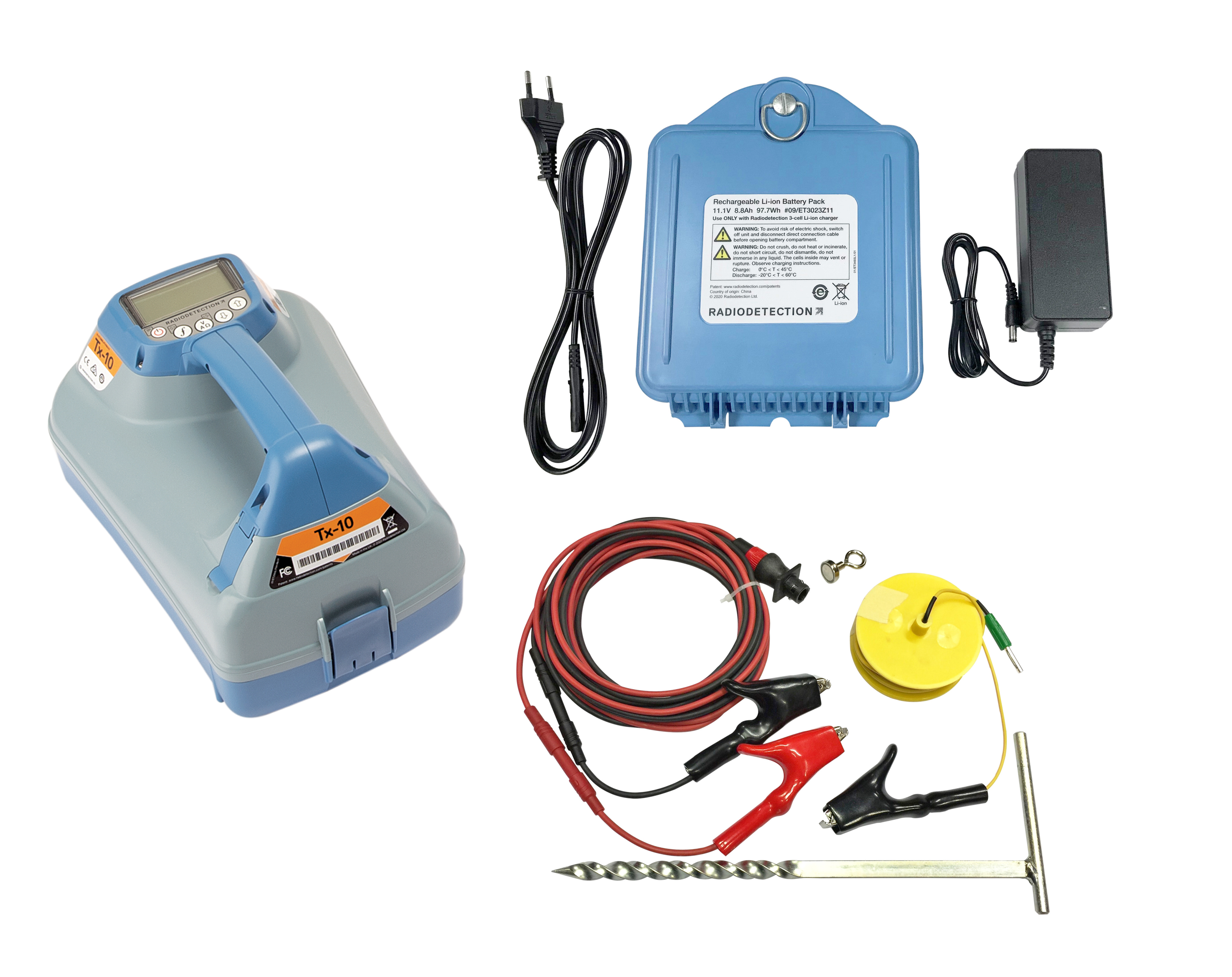 Radiodetection 10/TX10-RM-BAN Cable Detection Transmitter 450m Lithium-ion Battery