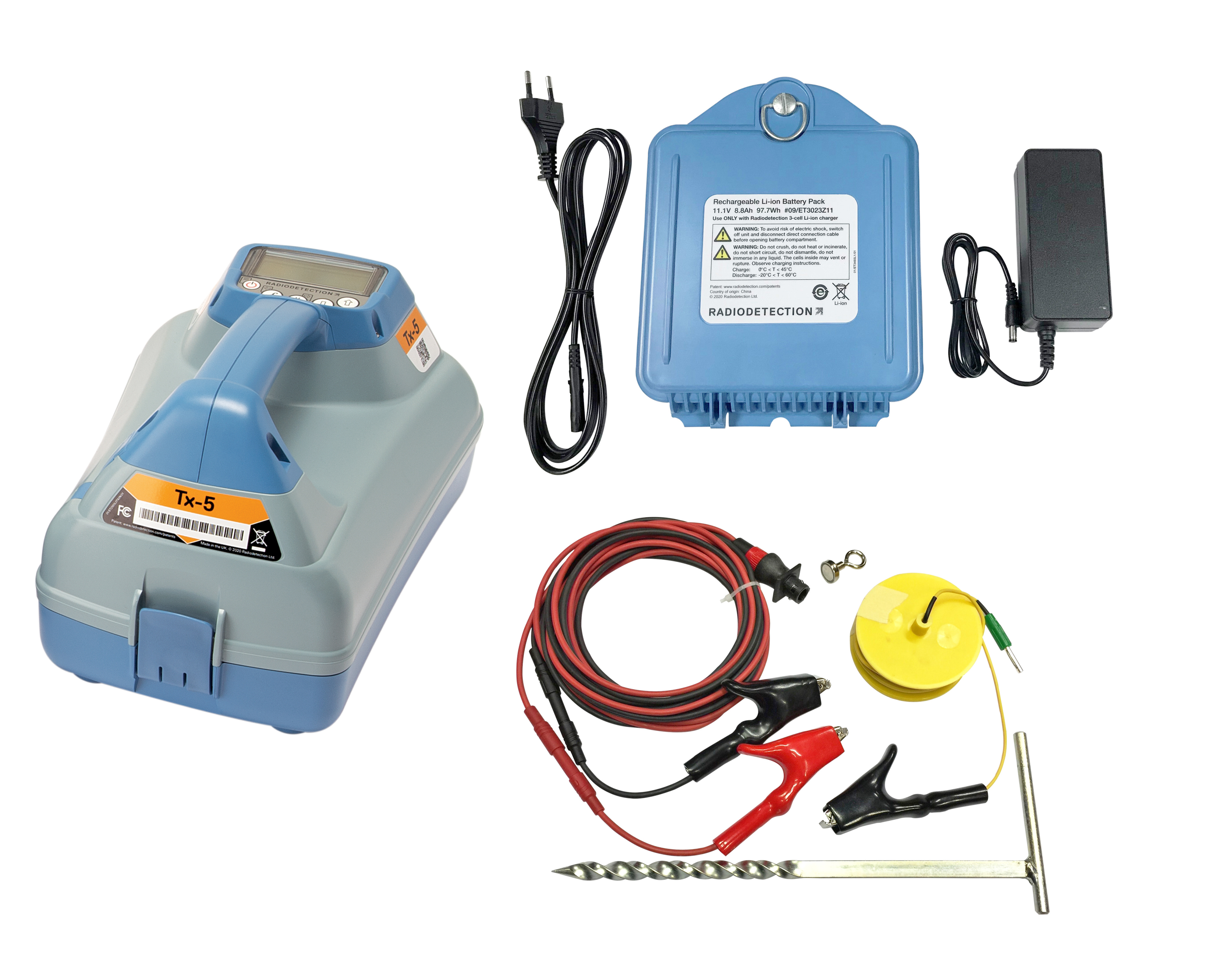Radiodetection 10/TX5-RM-BAN Cable Detection Transmitter 450m Lithium-ion Battery