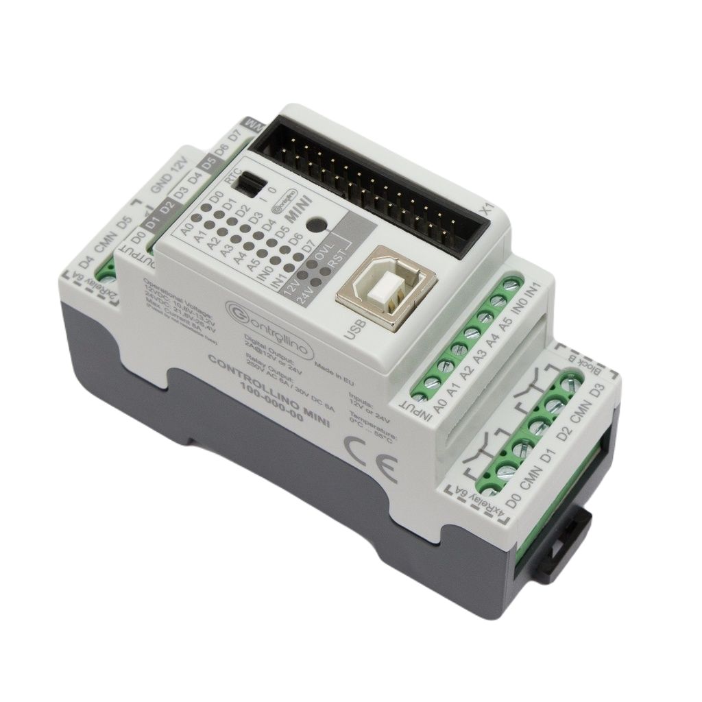 Controllino Controllino MINI Series Controller, Relay Output, 8-Input, Analogue Input