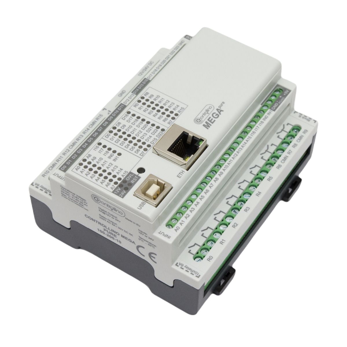 Controllino Controllino MEGA Pure Series Controller, Relay Output, 21-Input, Analogue Input