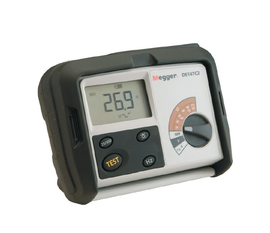 Megger DET4TC2 Earth Tester, 200 kΩ CAT IV 100V