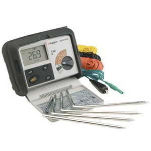 Megger DET4TD2 Earth Tester Kit, 20 kΩ CAT IV 100V