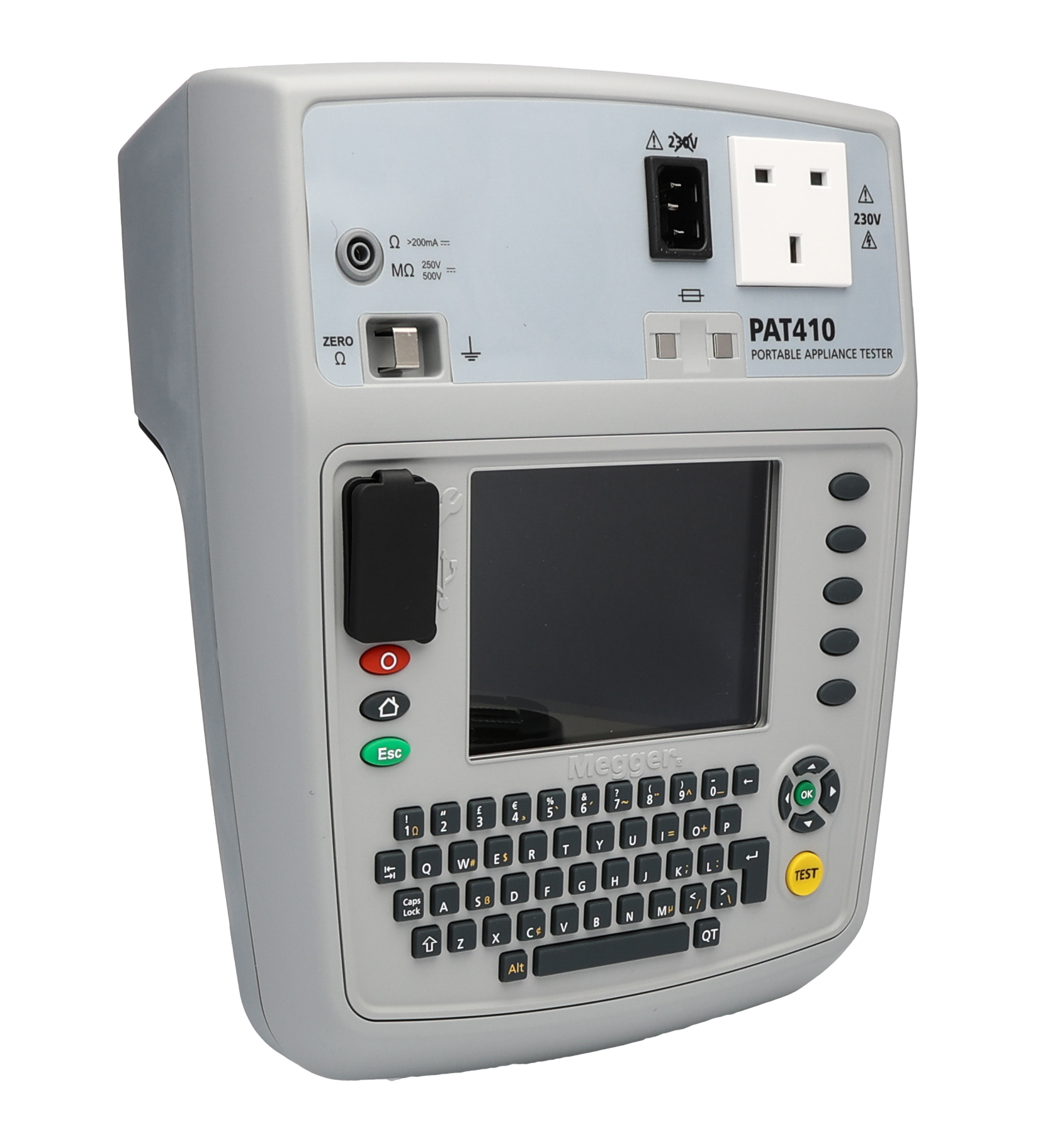 1000-755 Megger PAT450 PAT Tester, Class I, Class II Test Type, RSCAL