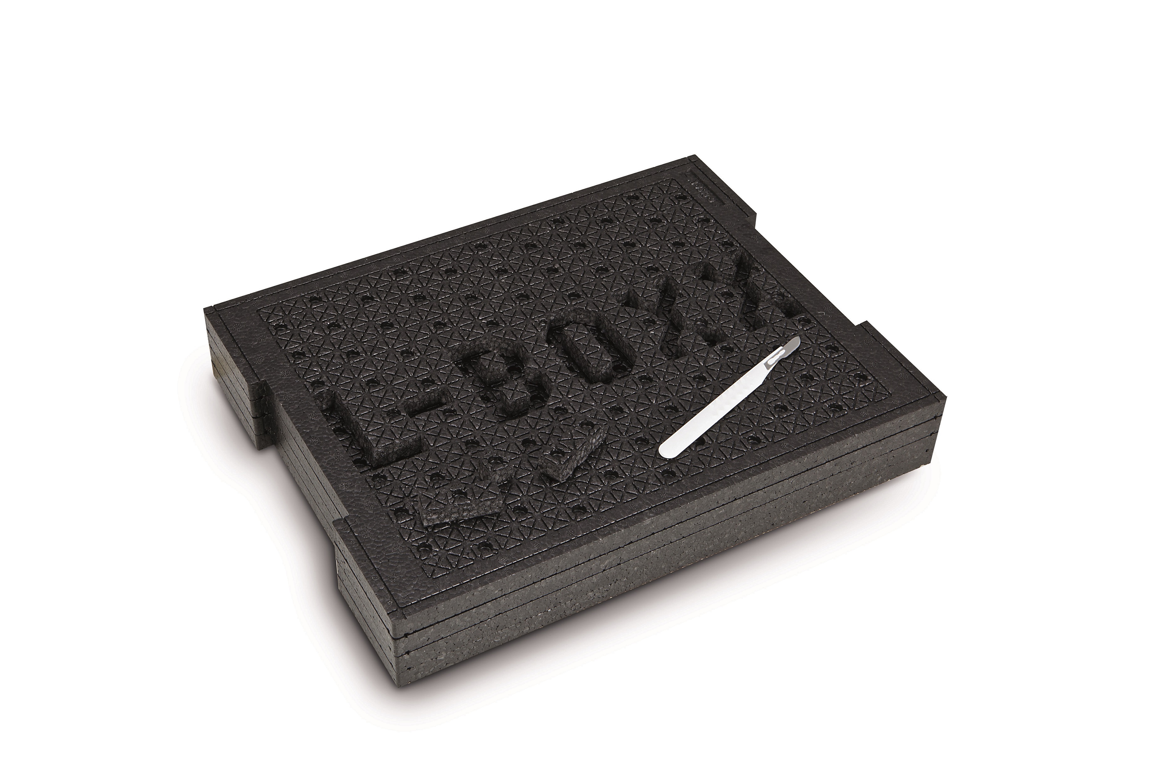 BS SYSTEMS 1000010146 Rectangular Foam Insert, For Use With L-BOXX 102