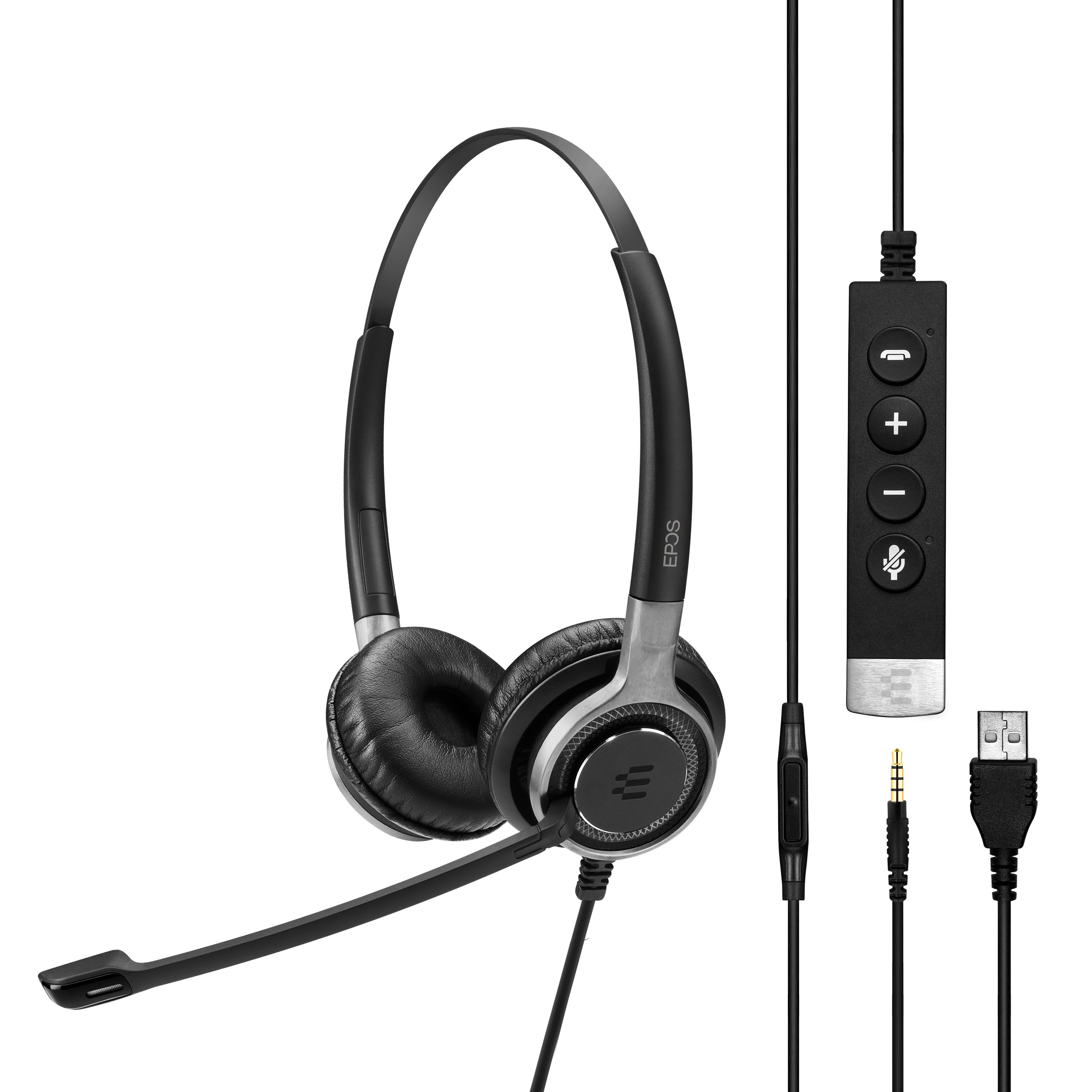 EPOS IMPACT SC 665 USB Black On Ear Headphones 3.5 mm Jack, USB