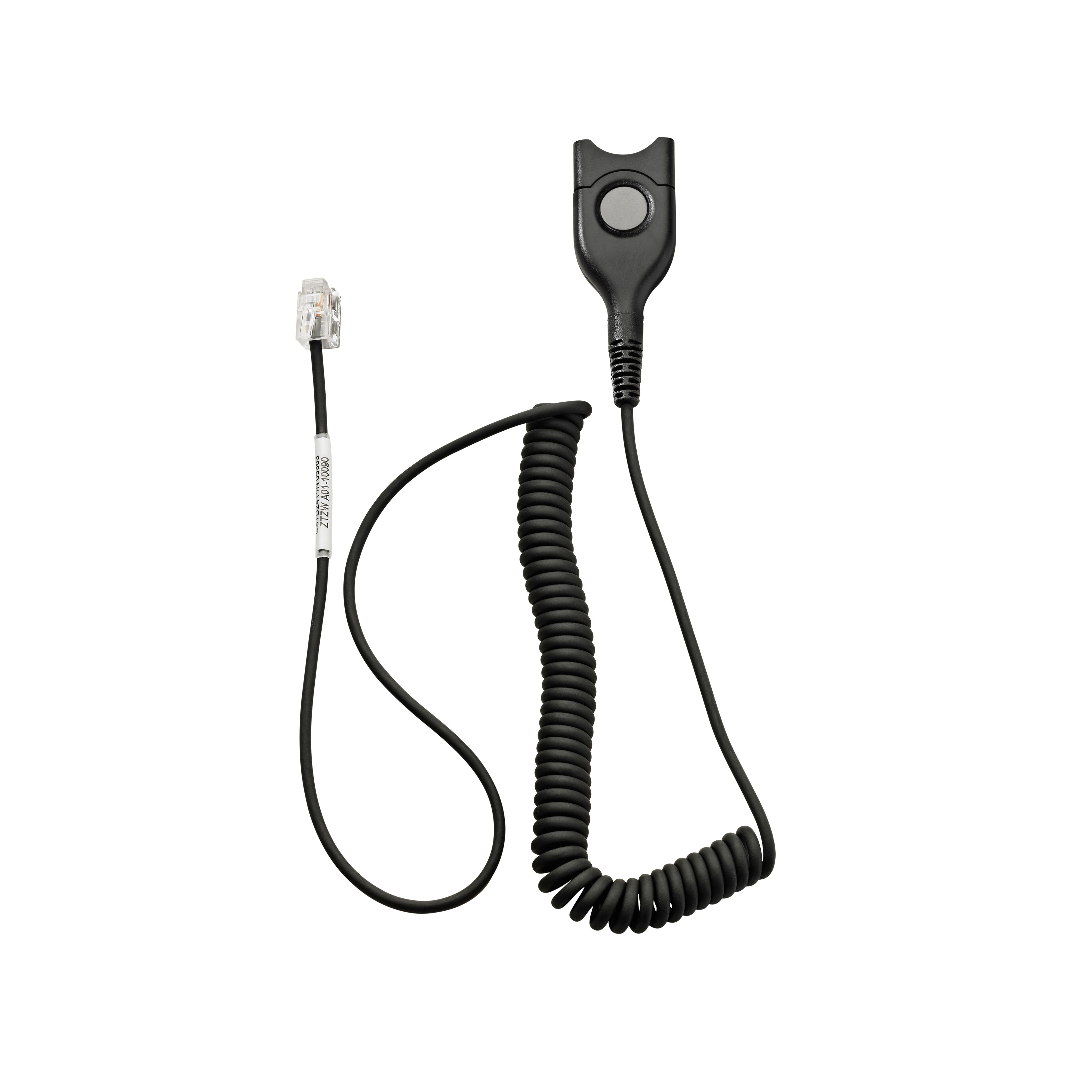 EPOS Telephone Cable, Black Sheath