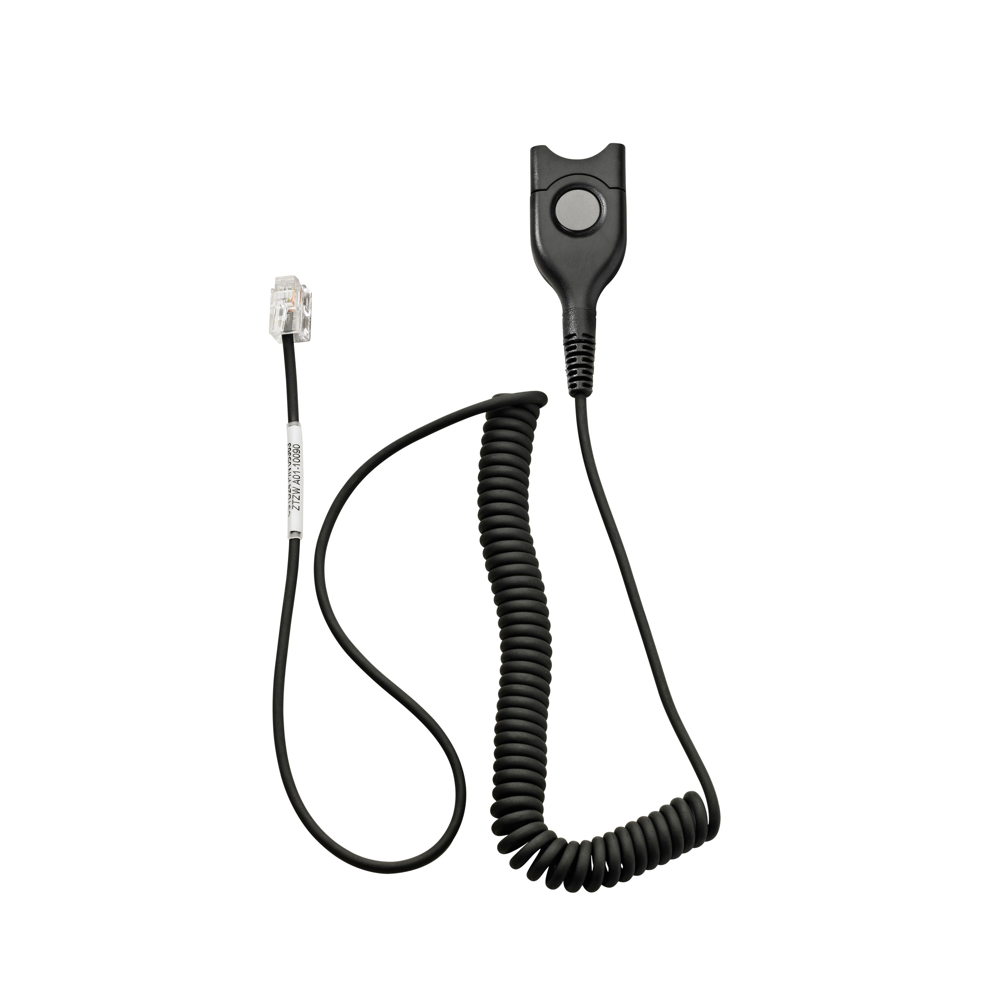 EPOS Telephone Cable, Black Sheath