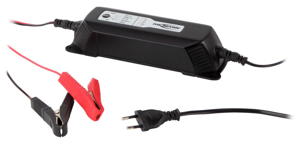 Ansmann ALCT 6-24/4 Battery Charger For 12V, 24 V, 6 V, Lead Acid 4 A with UK, EU plug Lead Acid