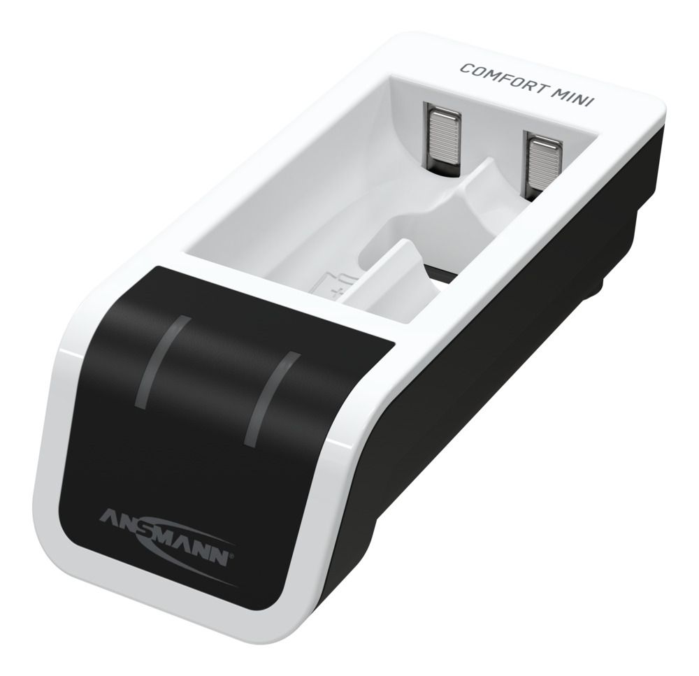 Ansmann Comfort Mini Battery Charger For 1.2V, NiMH 800 mA, AA, AAA, 2 NiMH