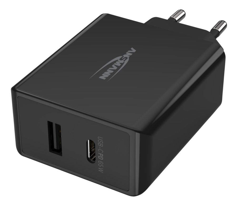 1001-0096 Ansmann 65 W AC/DC Adapter AC/DC Adapter EU 20V dc Output, 3 A