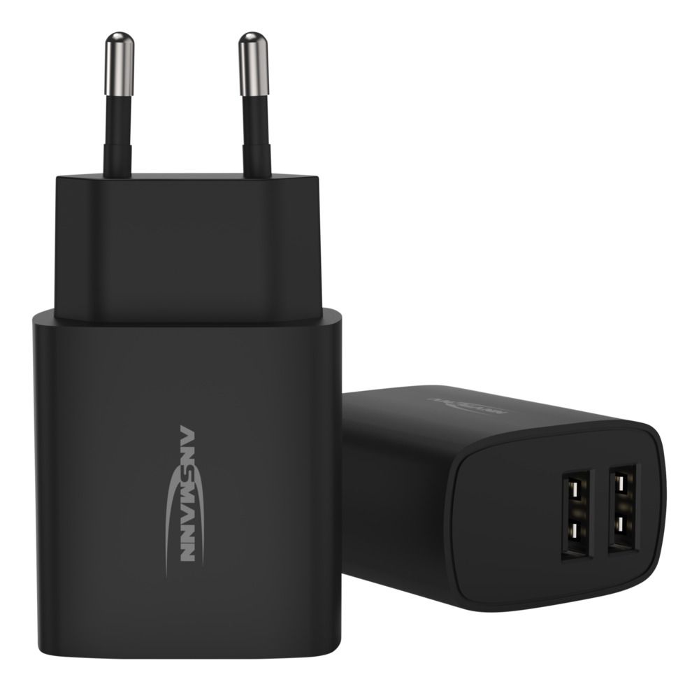 Ansmann 12 W Linear Power Supply AC/DC Adapter EU 5V dc Output, 2.4 A