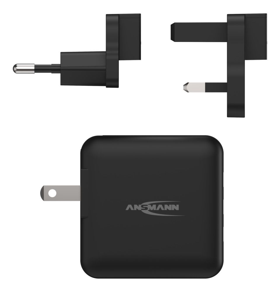 1001-0139-520 Ansmann 15 W AC/DC Adapter AC/DC Adapter EU, US, UK 5V dc Output, 0.5 A