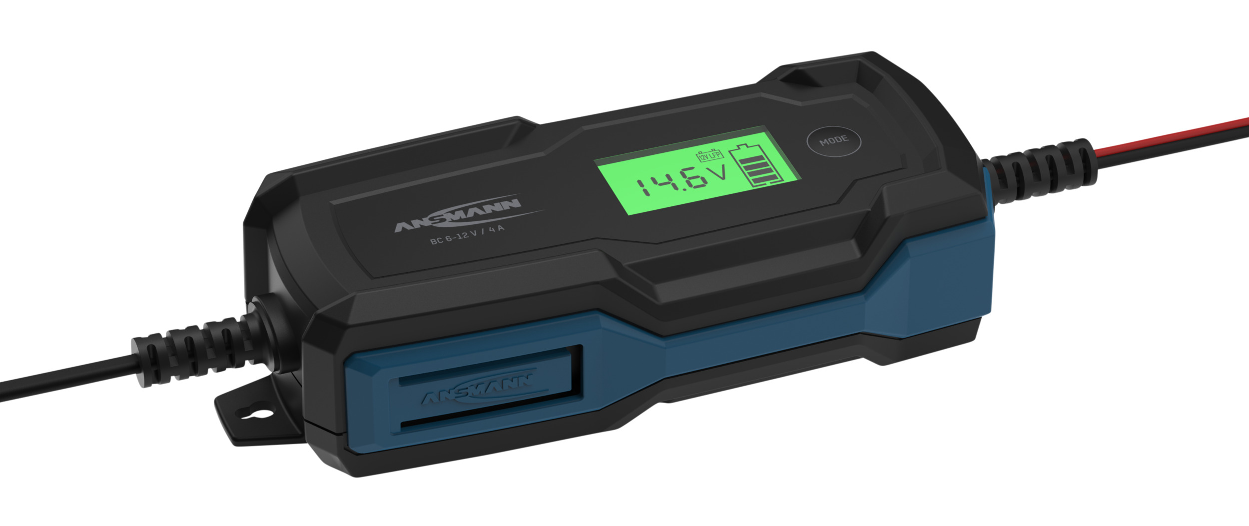Ansmann 1001-0144 Battery Charger For, Lead Acid, LiFePO4, 12 V, 6 V with UK, EU plug, 6