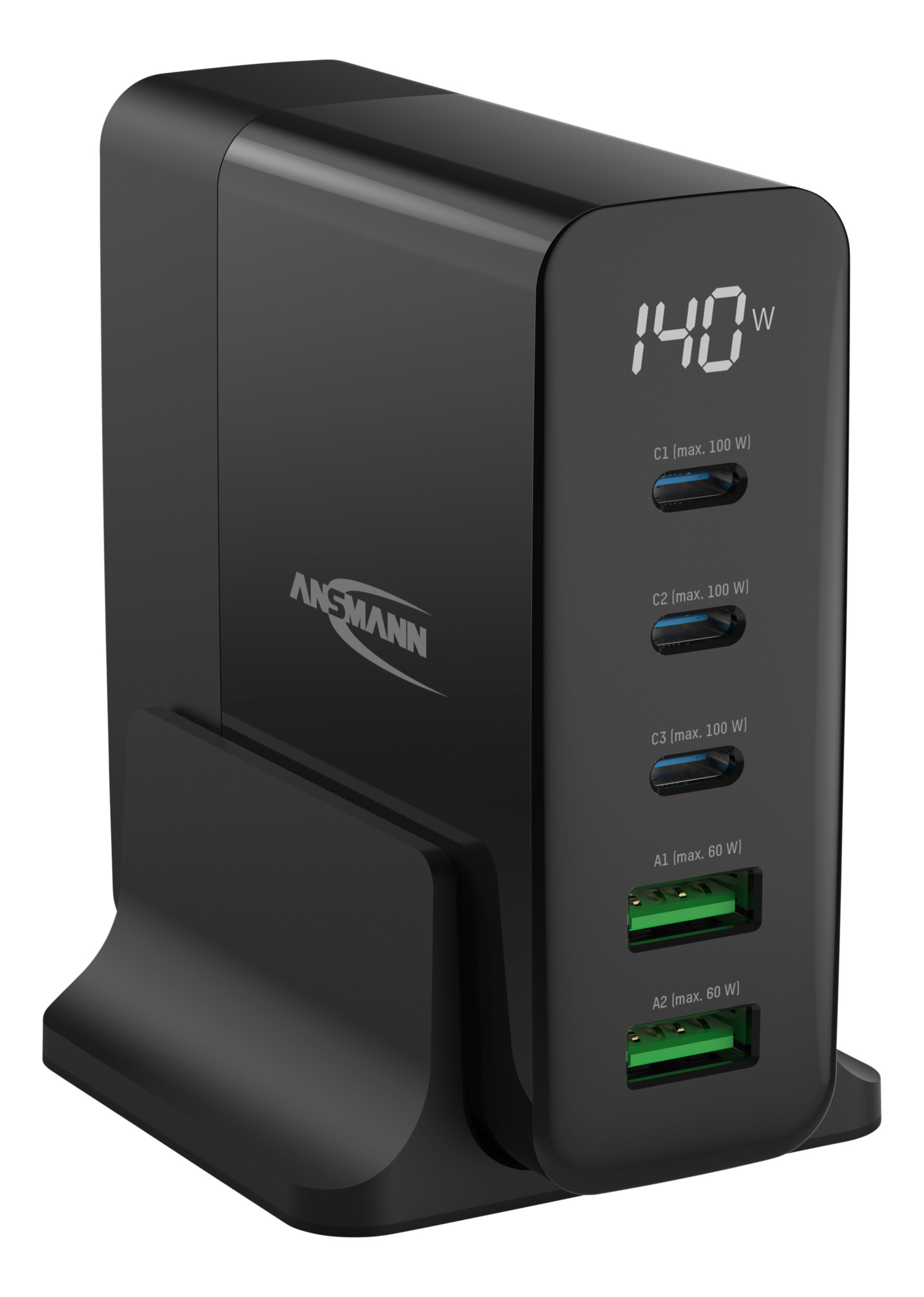 Ansmann 140 W AC/DC Adapter UK, EU 20V dc, 5 V dc Output, 5 A
