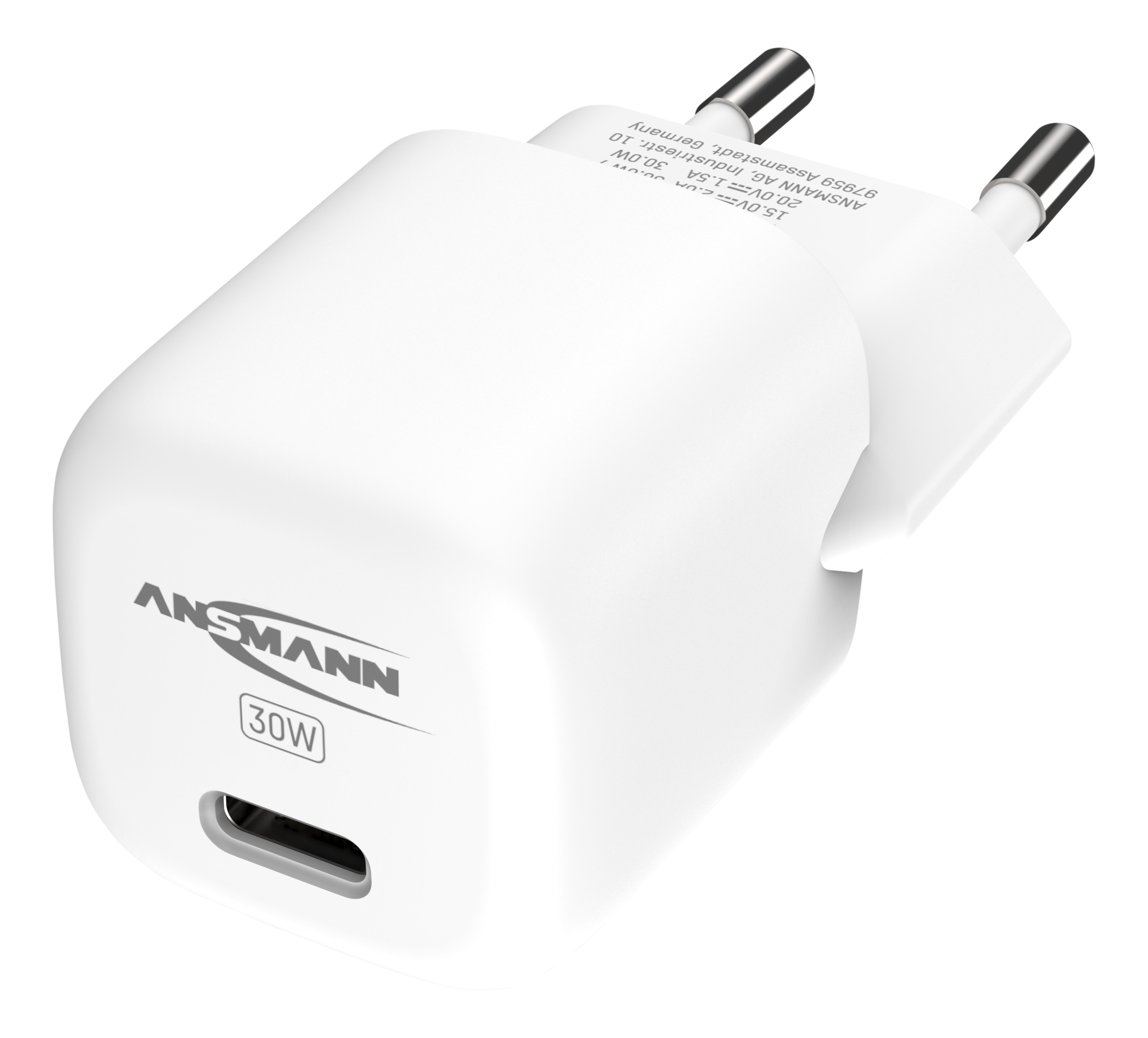 Ansmann 30 W AC/DC Adapter EU 20V dc, 5 V dc Output, 1 A
