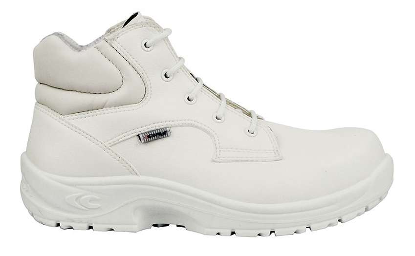 Cofra ROMULUS S2 SRC White Non-Metal Toe Capped Unisex Safety Boots 7, EU 41 EN ISO 20344 : 2004, EN ISO 20345: 2004